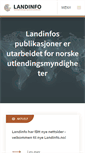 Mobile Screenshot of landinfo.no